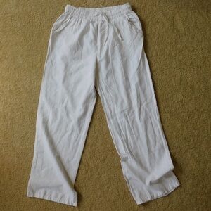 White Linen Pants